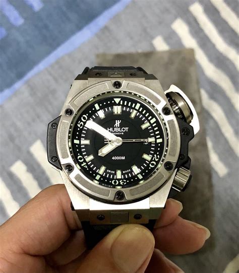 hublot diver 4000m limited edition|Hublot oceanographic diver reviews.